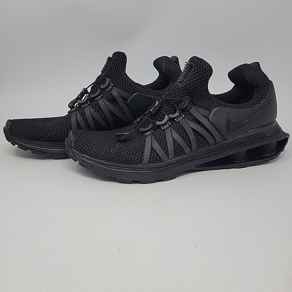 Nike Shox Gravity Triple Black Running Shoes Sneakers AR1999-001 Men's Size 8.5